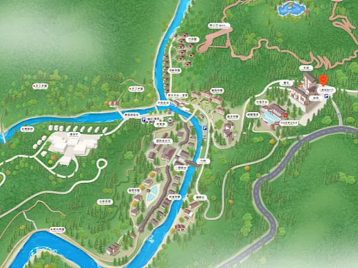 陇西结合景区手绘地图智慧导览和720全景技术，可以让景区更加“动”起来，为游客提供更加身临其境的导览体验。